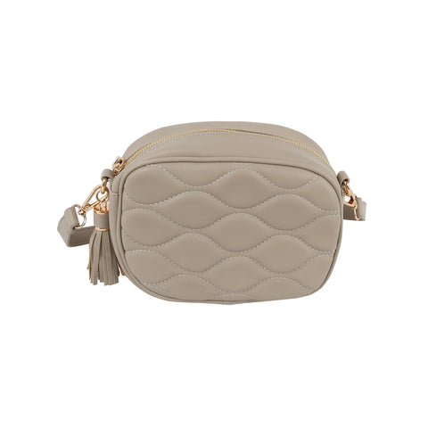 Wavy Quilted Crossbody