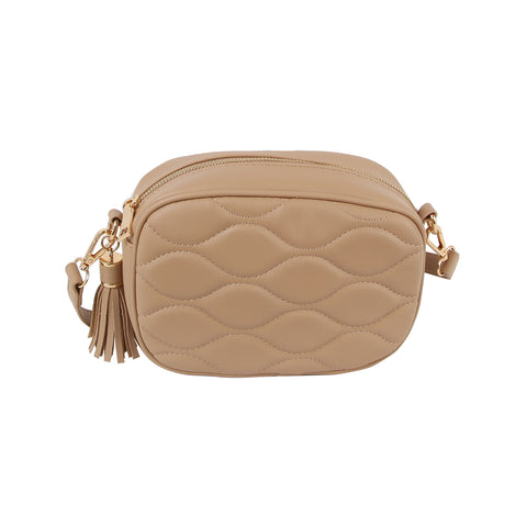 Wavy Quilted Crossbody