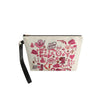 Charming Variety Western Print Burlap Wristlet Clutch