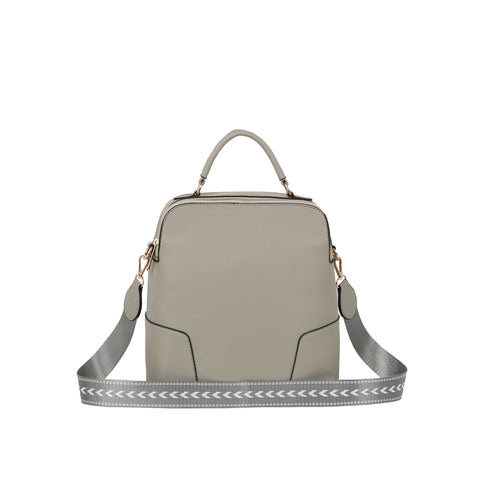 Zip-Top Mini Backpack Handbag