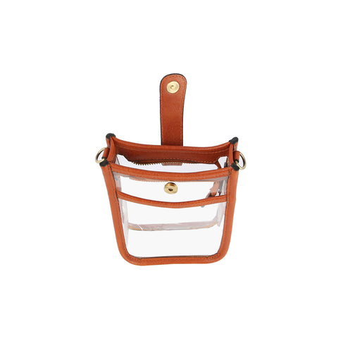 Guitar Strap Clear Petite Crossbody Bag