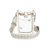 Guitar Strap Clear Petite Crossbody Bag