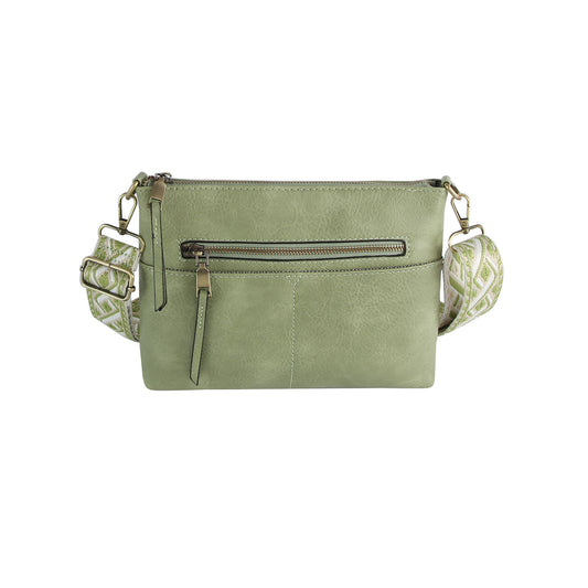 Boxy Rectangular Guitar Strap Crossbody Bag