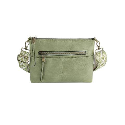 Boxy Rectangular Guitar Strap Crossbody Bag