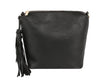 Tassel Accented Concealed Shoulder Bag