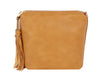 Tassel Accented Concealed Shoulder Bag