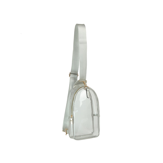 Sling Guitar Wide Strap Transparent Crossbody Bag