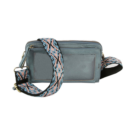 Petite Multi Compartment Guitar Strap Crossbody