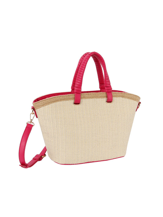Classic Straw Tote Fashion Handbag