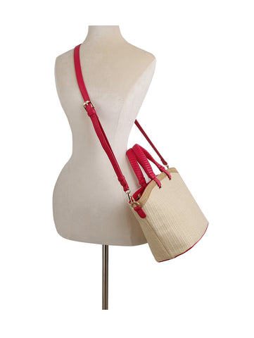 Classic Straw Tote Fashion Handbag