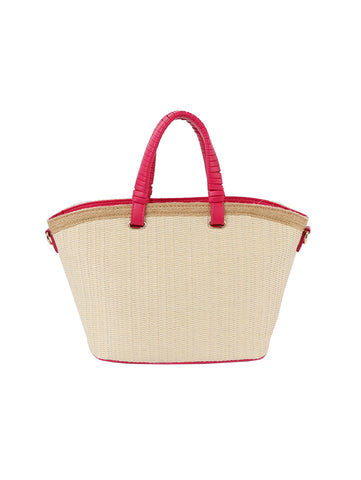 Classic Straw Tote Fashion Handbag