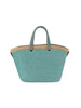 Classic Straw Tote Fashion Handbag