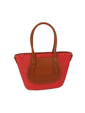 Classic Straw Design Tote