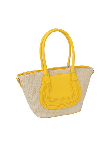 Classic Straw Design Tote