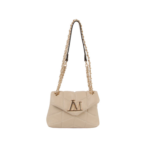 Large Quilted Design Shoulder Bag