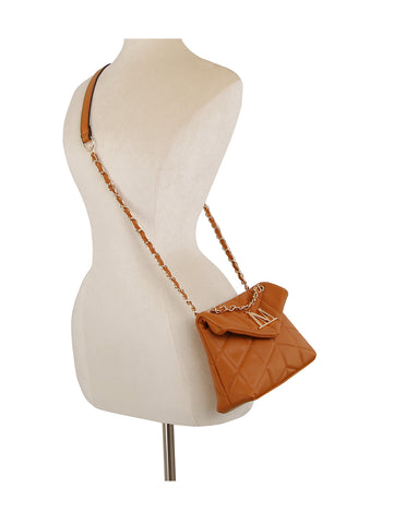 Large Quilted Design Shoulder Bag