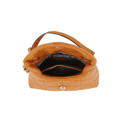 Large Quilted Design Shoulder Bag