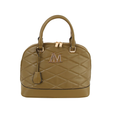 Quilted Design Classic Satchel Handbag