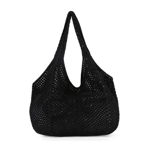 Beaded Crochet Shoulder Bag