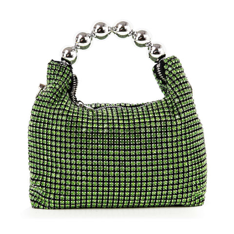 Beaded Rhinestone Bling Petite Hobo