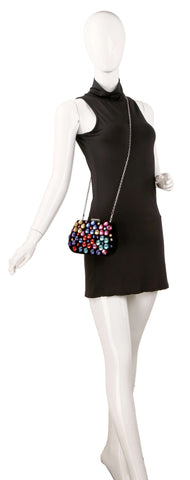 Colorful Gem Accented Evening Bag