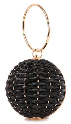 Woven Ball Design Evening Bag