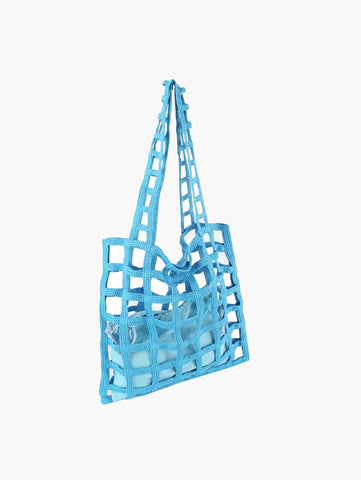 Woven Tote Handbag Set