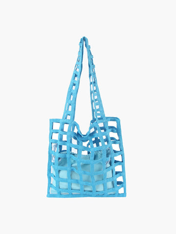 Woven Tote Handbag Set