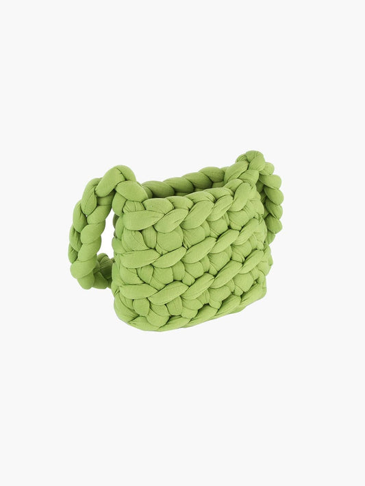 Chunky Woven Petite Fashion Handbag
