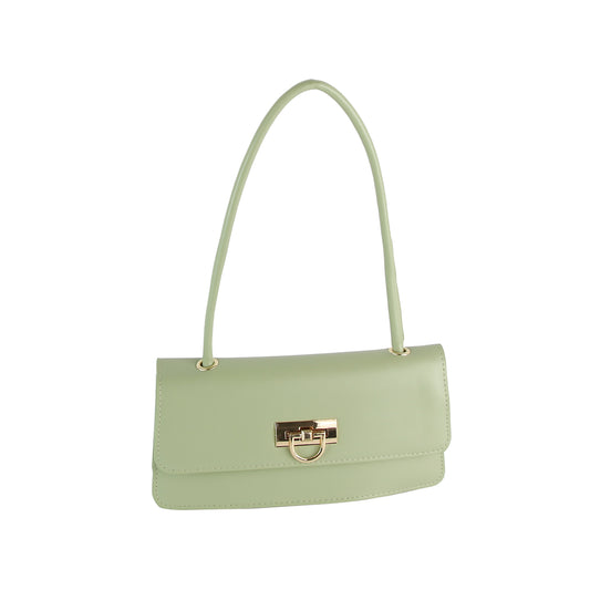 Top Flap Structured Shoulder Bag