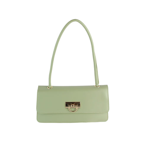 Top Flap Structured Shoulder Bag