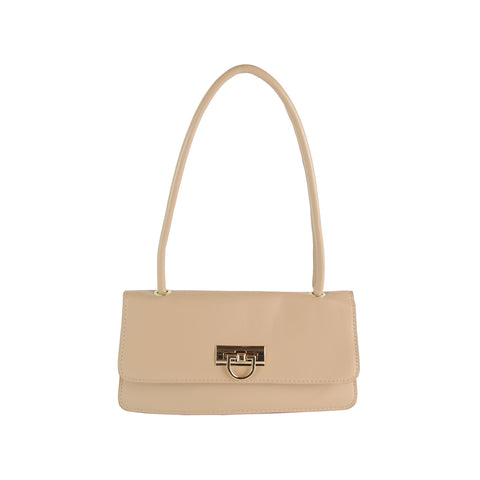 Top Flap Structured Shoulder Bag