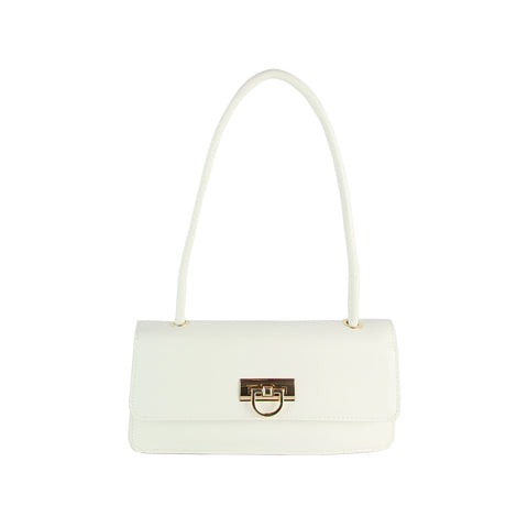 Top Flap Structured Shoulder Bag