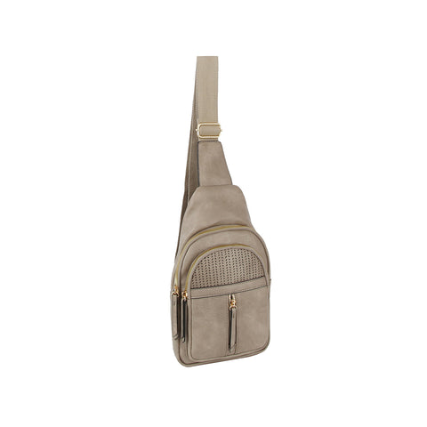 Multi Pocket Front Crossbody Sling