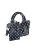 Distressed Denim Hand Tote Set