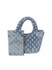 Distressed Denim Hand Tote Set
