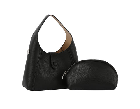 Modern Hobo Handbag 2-Piece Set