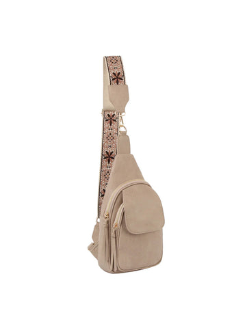 Front Flap Guitar Strap Front Sling Crossbody