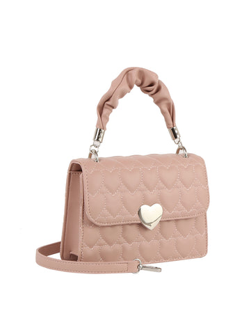 Quilted Heart Design Mini Bag