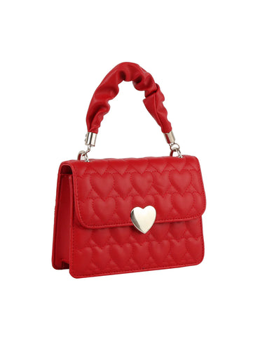 Quilted Heart Design Mini Bag