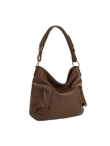 Soft Slouch Zip Shoulder Bag