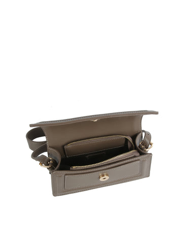 Structured Layer Flap Shoulder Bag