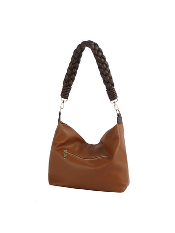 Braided Curve Slouch Hobo