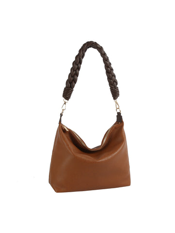 Braided Curve Slouch Hobo