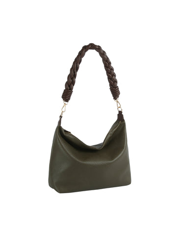 Braided Curve Slouch Hobo