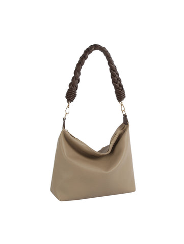 Braided Curve Slouch Hobo