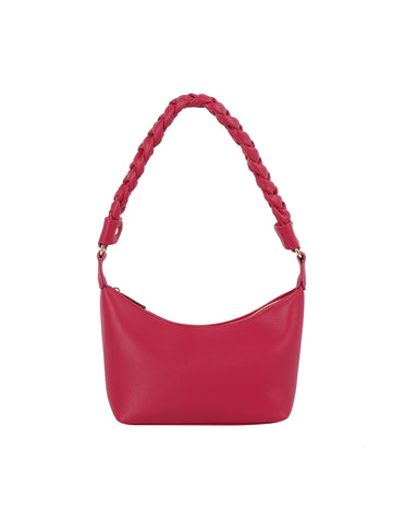 Braided Strap Small Shoulder Bag