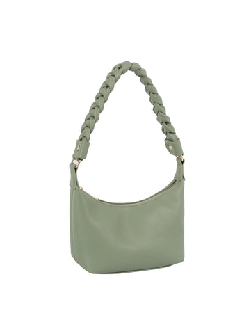 Braided Strap Small Shoulder Bag