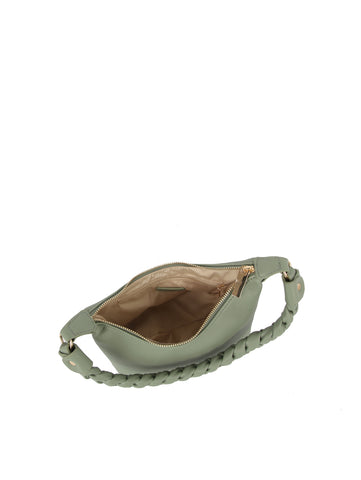 Braided Strap Small Shoulder Bag