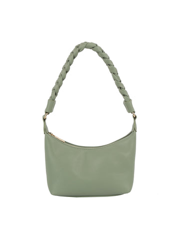 Braided Strap Small Shoulder Bag